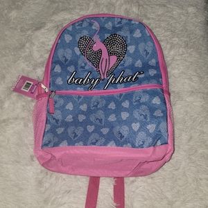 Baby Phat Bling Rhinestone Backpack NWT